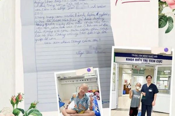 Bé trai 12 tuổi mắc thủy đậu nguy kịch 'hồi sinh' sau 3 tháng nằm viện, viết thư tay cảm ơn bác sĩ