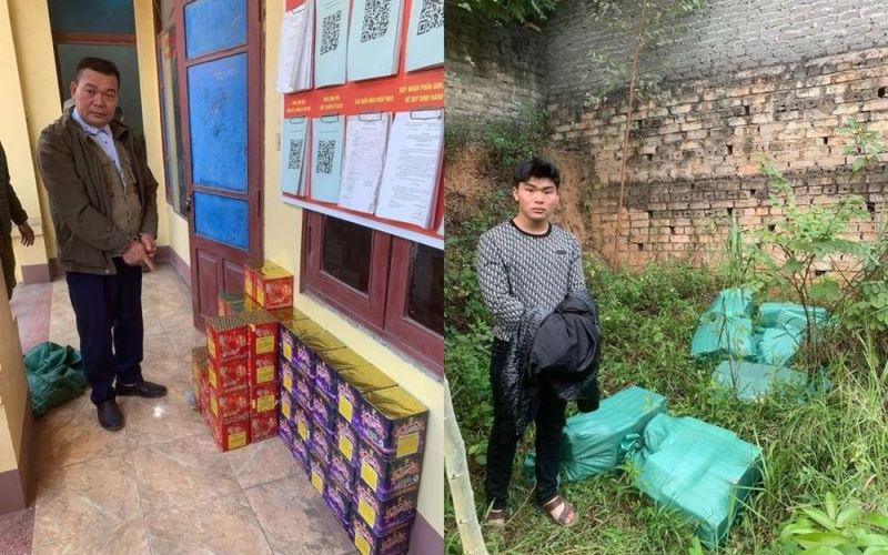 Bắc Giang: Bắt quả tang đối tượng mua bán hơn 300 kg pháo