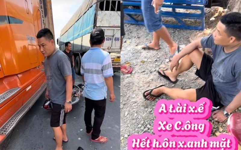Bác tài sang chấn tâm lý sau pha đánh lái cứu người, bà con xung quanh có hành động ấm lòng