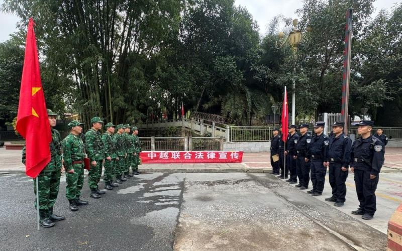 BĐBP Hà Giang; Tuần tra liêp hợp và tuyên truyền pháp luật cho cư dân biên giới