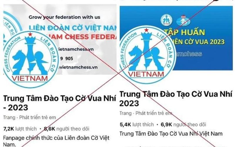 Bí ẩn sau fanpage 'Trung tâm Đào tạo Cờ vua nhí'