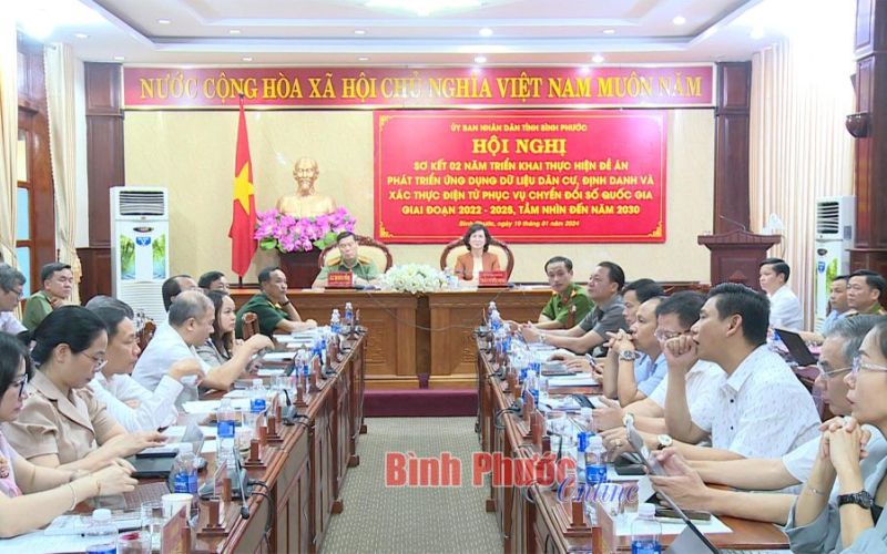 Bình Phước sơ kết 2 năm triển khai Đề án 06