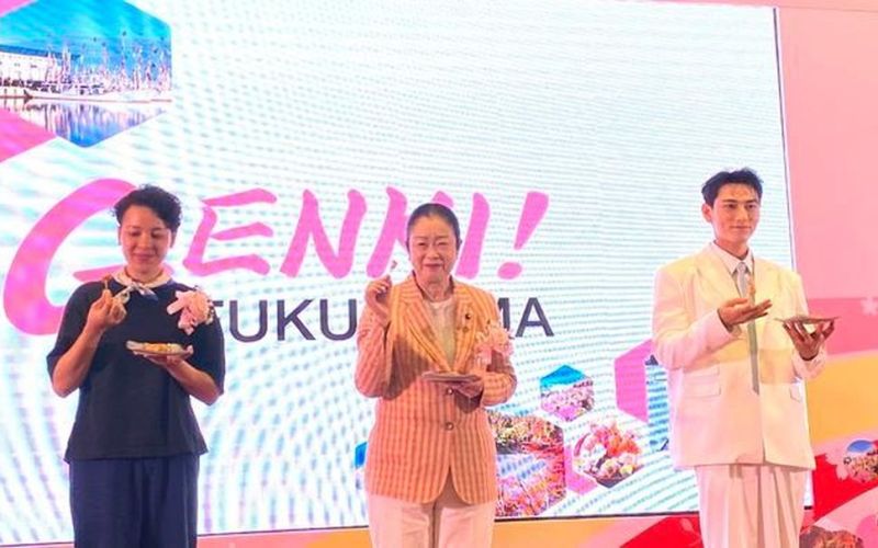 Bộ trưởng Bộ Tái thiết Nhật Bản mời gọi người Việt Nam đến du lịch và thưởng thức ẩm thực Fukushima