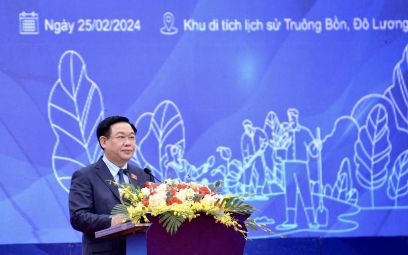 Chủ tịch Quốc hội dự Lễ khởi động Tháng Thanh niên năm 2024 và Tết trồng cây
