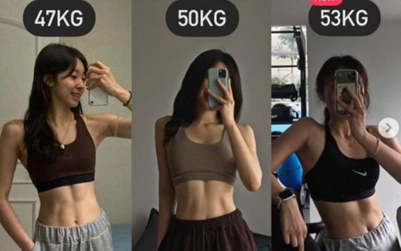 Cô gái bật mí bí quyết có eo nổi rãnh bất chấp béo gầy