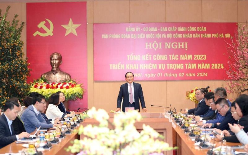 Cơ quan Văn phòng Đoàn ĐBQH và HĐND thành phố triển khai nhiệm vụ năm 2024