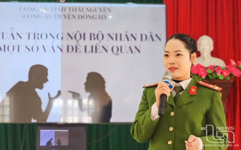 Công an Đồng Hỷ: Đẩy mạnh tuyên truyền, phòng ngừa tội phạm từ mâu thuẫn trong nhân dân