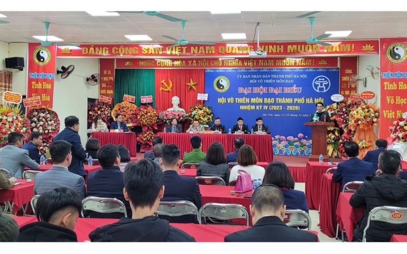 Đại hội đại biểu Hội Võ Thiên Môn Đạo thành phố Hà Nội lần thứ IV