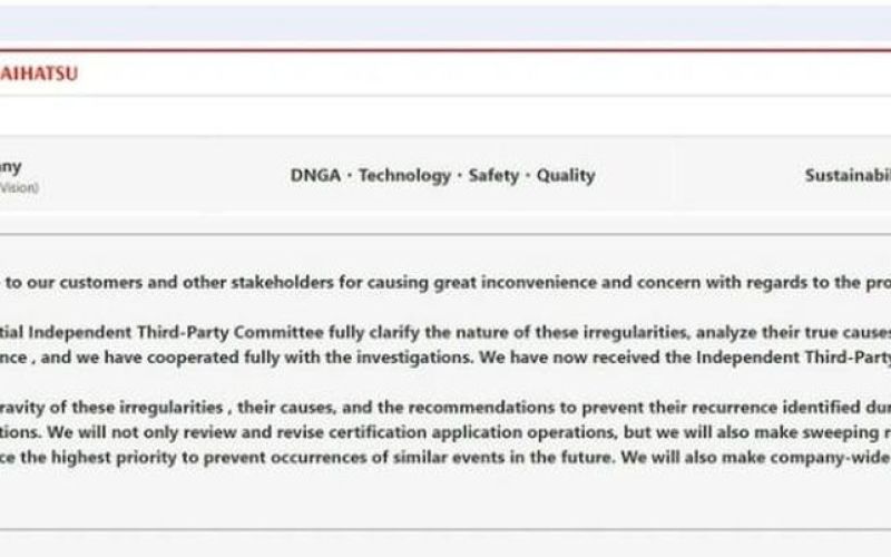 Daihatsu tạm dừng hoạt động trên toàn thế giới