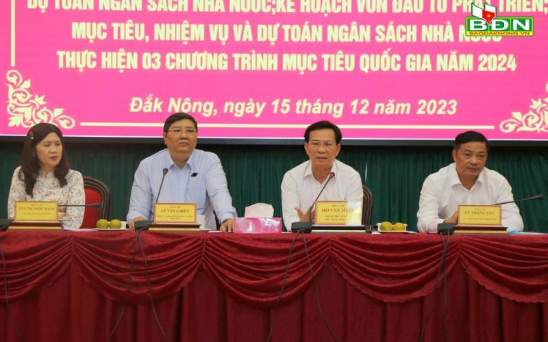 Đắk Nông phấn đấu tổng vốn đầu tư toàn xã hội 20.000 tỷ đồng trong năm 2024