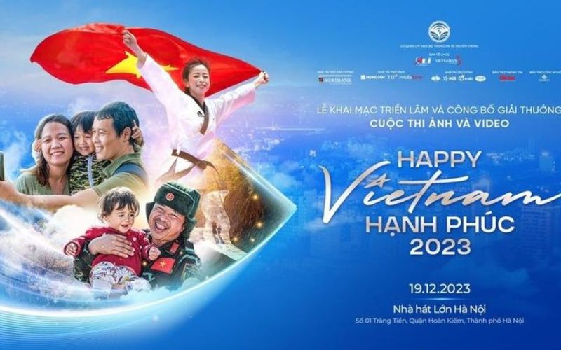 Gần 30 tác phẩm được trao giải cuộc thi 'Việt Nam hạnh phúc - Happy Vietnam' 2023