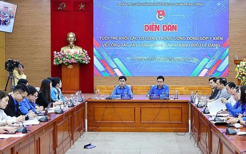 Góp sức trẻ xây dựng Đảng và thi hành hiệu quả Điều lệ Đảng