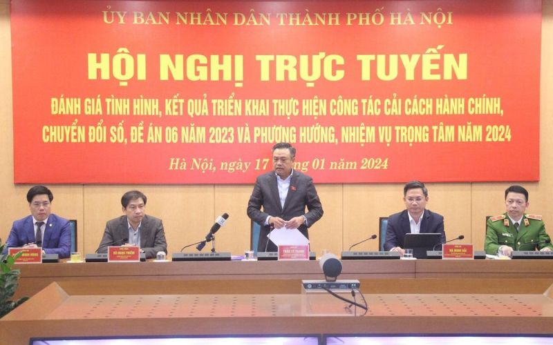 Hà Nội: Ứng dụng công nghệ thông tin để họp trực tuyến thay thế họp trực tiếp
