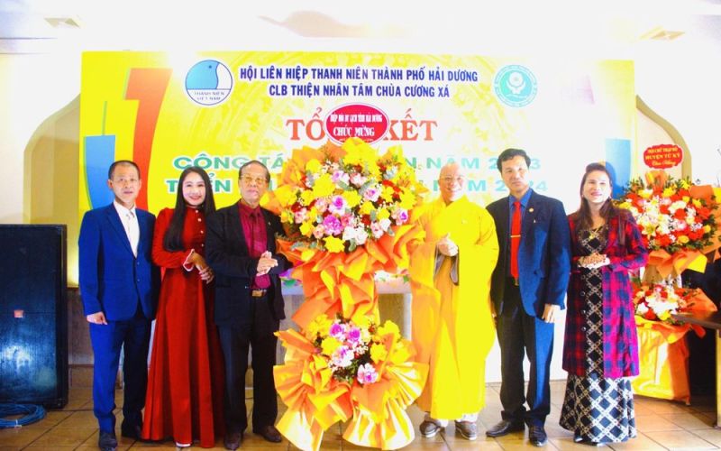 Hải Dương: Câu lạc bộ Thiện Nhân Tâm chùa Cương Xá tổ chức Hội nghị tổng kết công tác từ thiện xã hội năm 2023 và triển khai nhiệm vụ năm 2024