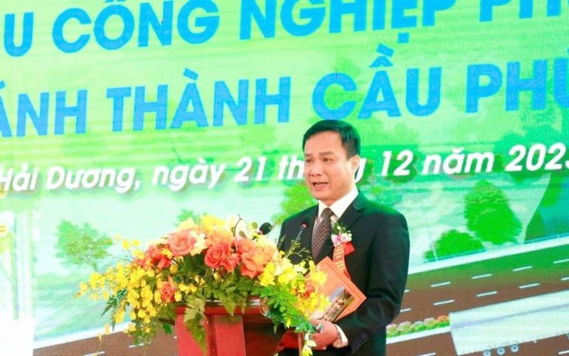 Hải Dương khởi công Khu công nghiệp Phúc Điền mở rộng và khánh thành cầu Phúc Điền