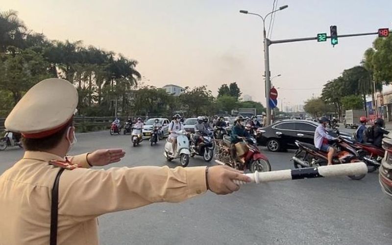 Hải Phòng phân luồng giao thông tạm thời nút giao giữa đường Đỗ Mười với đường Đông Tây