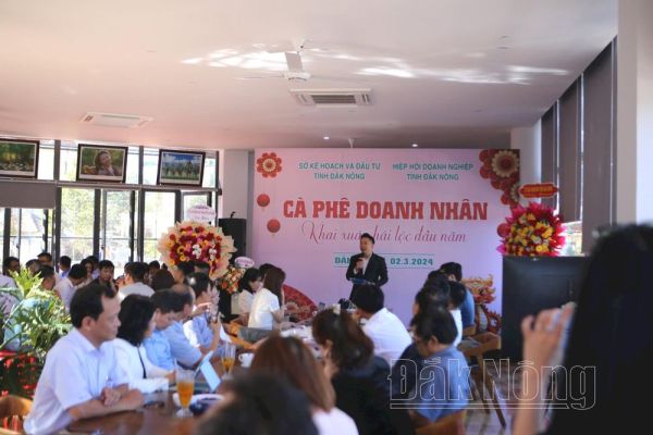 Hiệp hội Doanh nghiệp Đắk Nông khai xuân hái lộc đầu năm