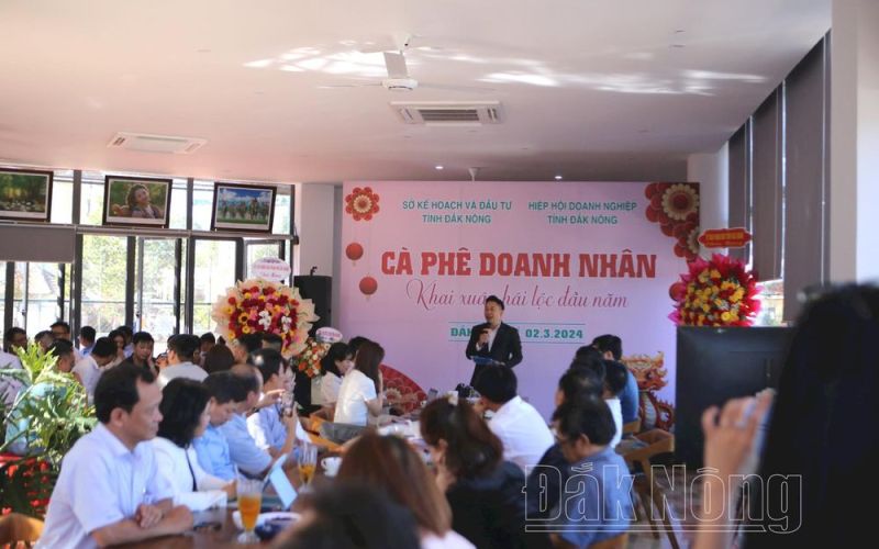 Hiệp hội Doanh nghiệp Đắk Nông khai xuân hái lộc đầu năm