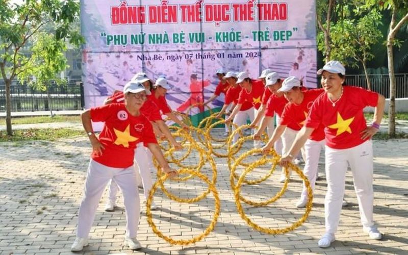 Hội LHPN Nhà Bè (TPHCM): Lan tỏa phong trào thể dục thể thao