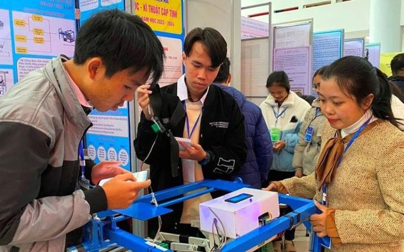 Hơn 100 đề tài tham gia cuộc thi Khoa học - Kỹ thuật cấp tỉnh dành cho học sinh trung học