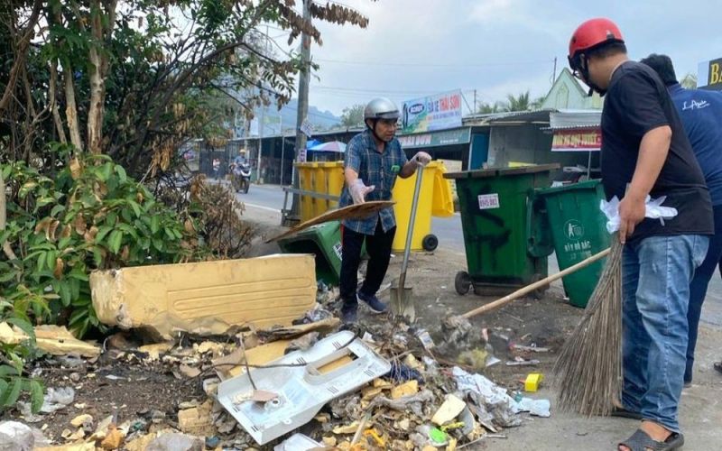 Hưởng ứng 'Ngày vì môi trường' để chuẩn bị đón Tết Nguyên đán Giáp Thìn