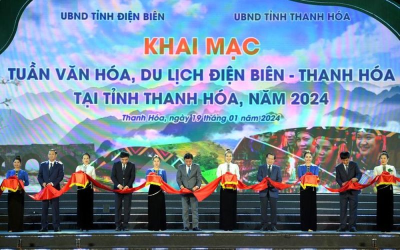 Khai mạc Tuần Văn hóa, du lịch Điện Biên - Thanh Hóa, năm 2024