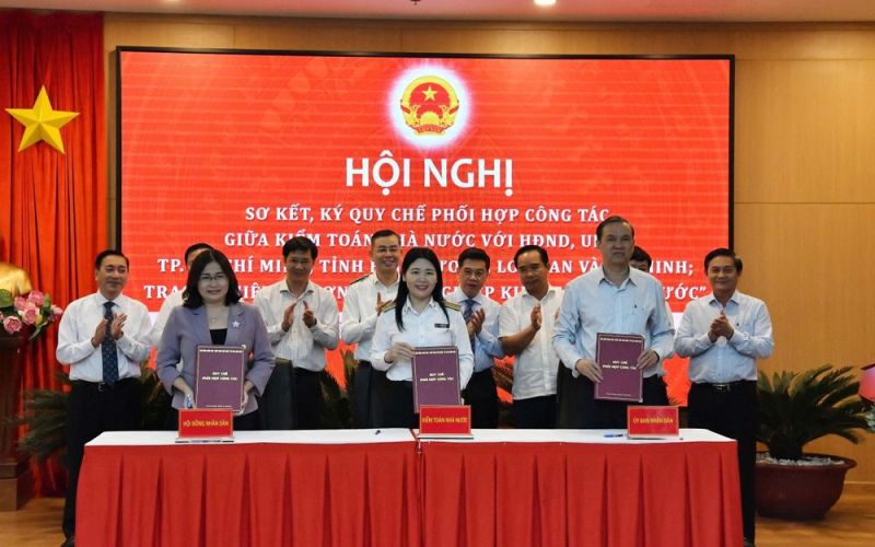 Kiểm toán nhà nước ký Quy chế phối hợp với 4 tỉnh, thành phố phía Nam