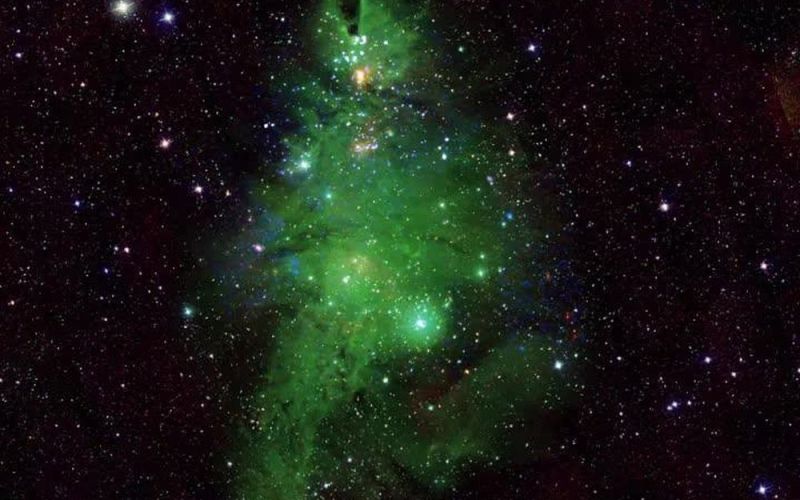 Kỳ quan 'Cây thông Giáng sinh' giữa các vì sao