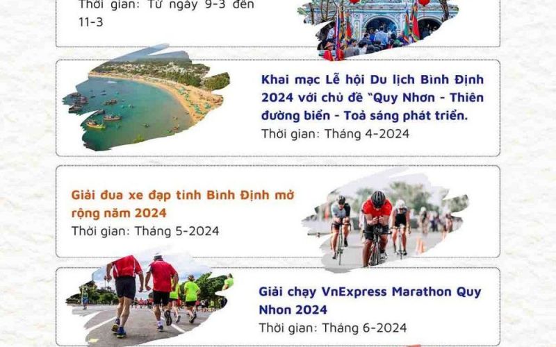 Loạt sự kiện, lễ hội ở Bình Định trong năm 2024