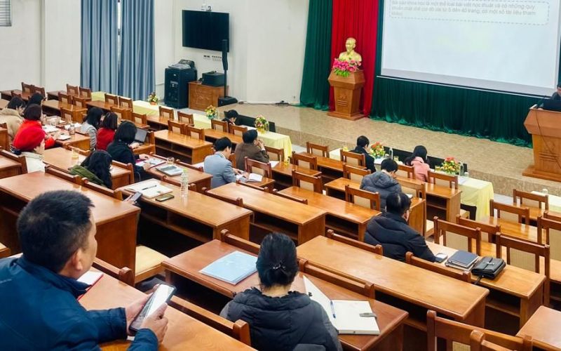 Nâng cao kỹ năng viết bài báo khoa học cho cán bộ, giảng viên
