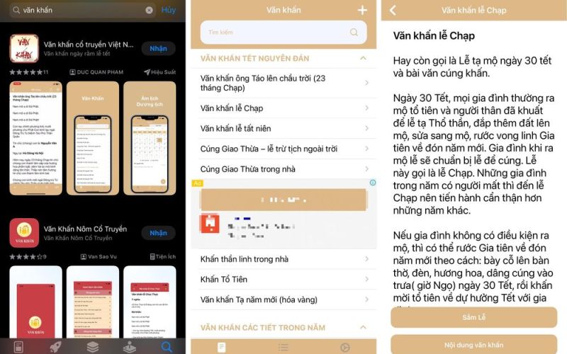 Nếu chưa biết đọc văn khấn Giao thừa như thế nào thì tải app này