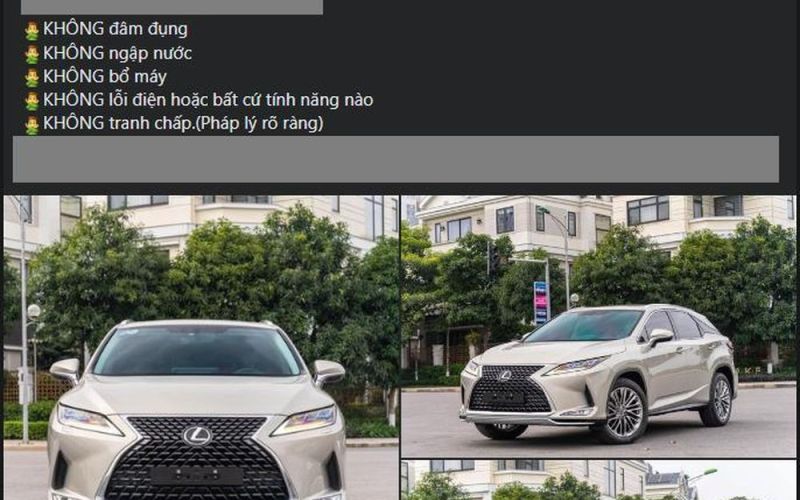 Ngỡ ngàng giá chào bán của Lexus RX 300 'lướt' mới lăn bánh 10.000 km