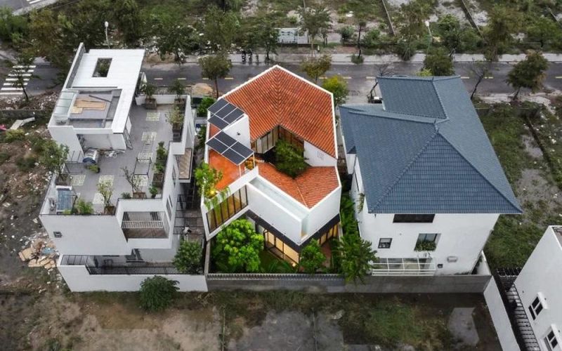 Ngôi nhà xoay 45 độ ở TP Đà Nẵng