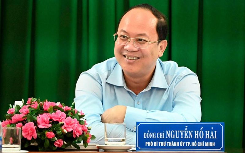 Ông Nguyễn Hồ Hải làm Phó Bí thư Thường trực Thành ủy TP.HCM