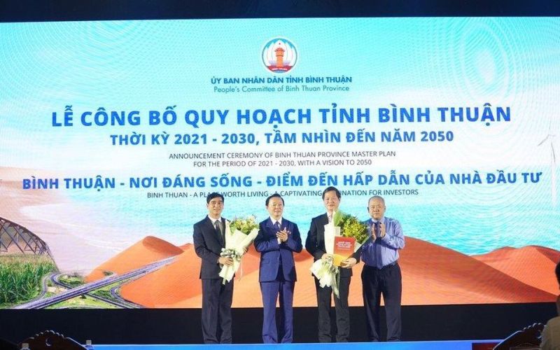 Phó Thủ tướng Trần Hồng Hà dự Lễ công bố quy hoạch Bình Thuận tầm nhìn 2050