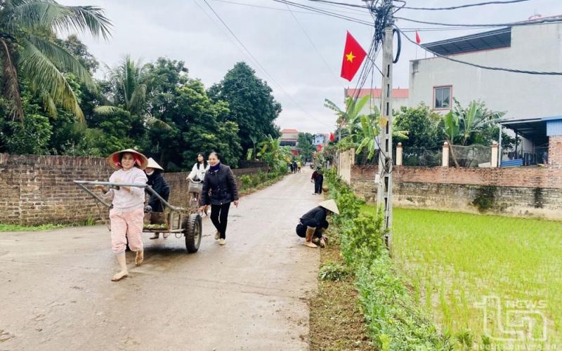 Phú Bình: Tổng vệ sinh môi trường sau Tết