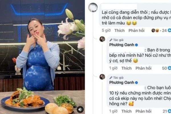 Phương Oanh tung bằng chứng cho thấy 'không có ekip đứng sau clip nấu ăn triệu view'