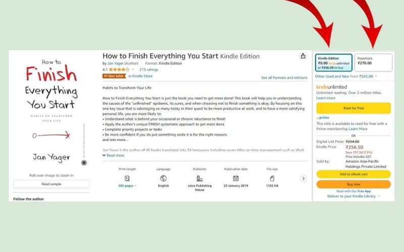 Sách điện tử tại Ấn Độ đang có giá gần bằng sách bìa mềm