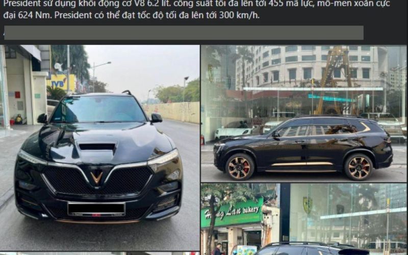 SUV 'chủ tịch' VinFast President chạy lướt 16.000 km mất giá ngang một chiếc Porsche Macan