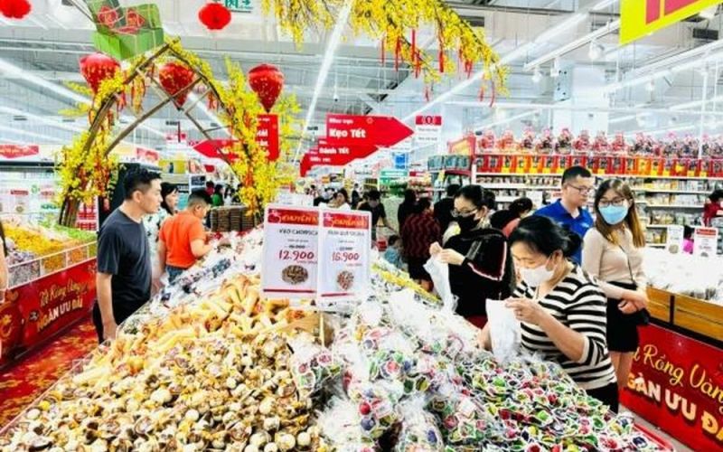 Tháng 1, tổng mức bán hàng hóa và doanh thu dịch vụ tiêu dùng đạt 15.812 tỷ đồng