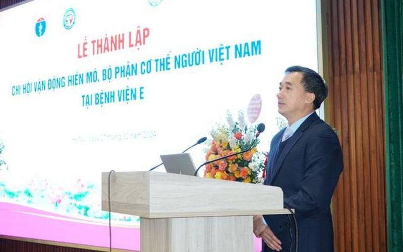 Thành lập Chi hội vận động hiến mô, bộ phận cơ thể người Việt Nam tại Bệnh viện E