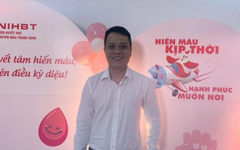 Thấy việc làm của mình thêm ý nghĩa khi tham gia hiến máu hòa hợp