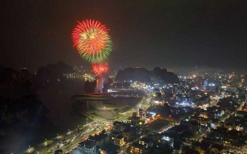 Thông tin về thời gian và 15 địa điểm bắn pháo hoa đêm giao thừa Tết Giáp Thìn 2024 tại Quảng Ninh