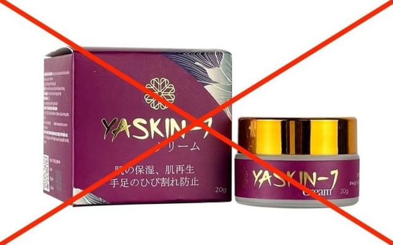 Thu hồi toàn quốc mỹ phẩm Yaskin-J kém chất lượng