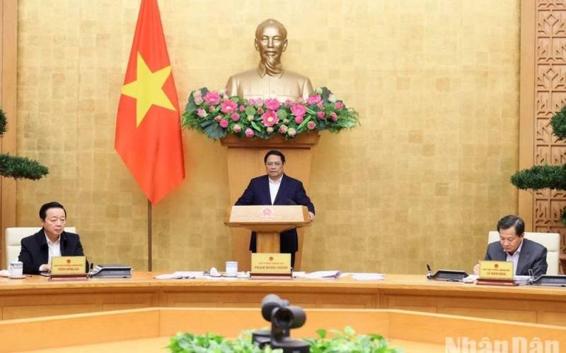 Thủ tướng Phạm Minh Chính chủ trì Phiên họp Chính phủ chuyên đề xây dựng pháp luật tháng 12