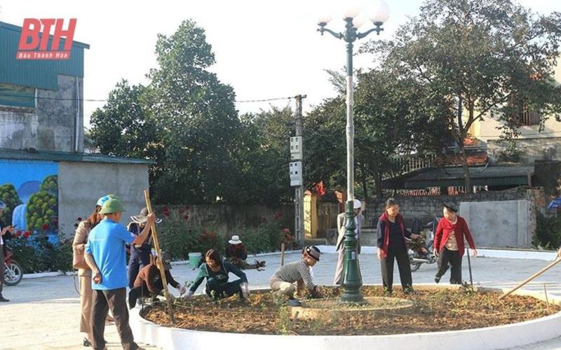 Thực hiện tiêu chí môi trường trong xây dựng nông thôn mới ở Hoằng Hóa