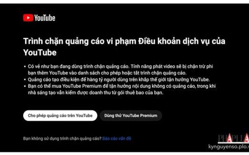 Thực hư việc sử dụng trình chặn quảng cáo sẽ khiến YouTube tải chậm hơn?