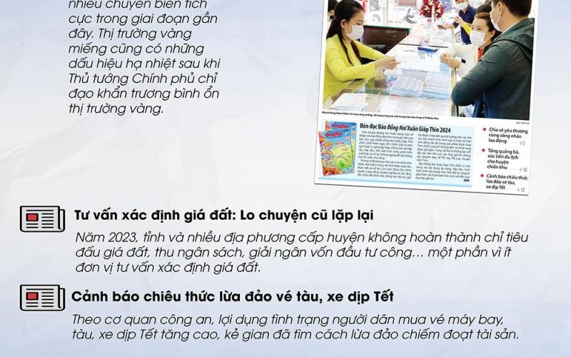 Tin tức nổi bật trên Báo Đồng Nai ra ngày 19-1-2024