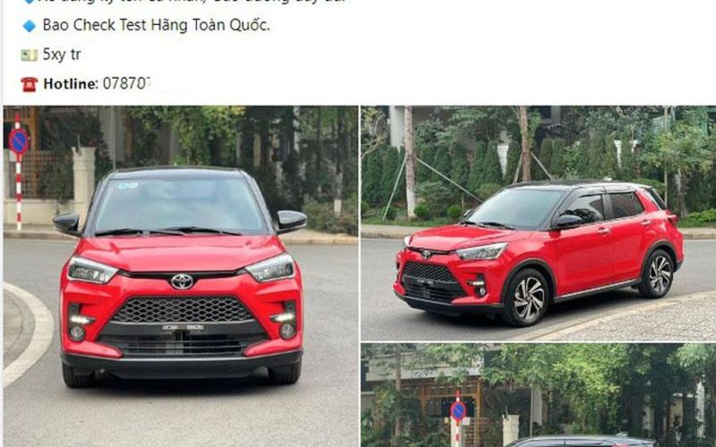 Toyota Raize lăn bánh gần 3 năm, rao bán với giá ngang xe mới