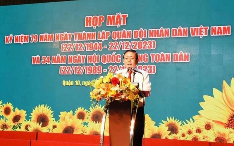TP HCM: Quận 10 kỉ niệm 79 năm Ngày thành lập Quân đội nhân dân Việt Nam